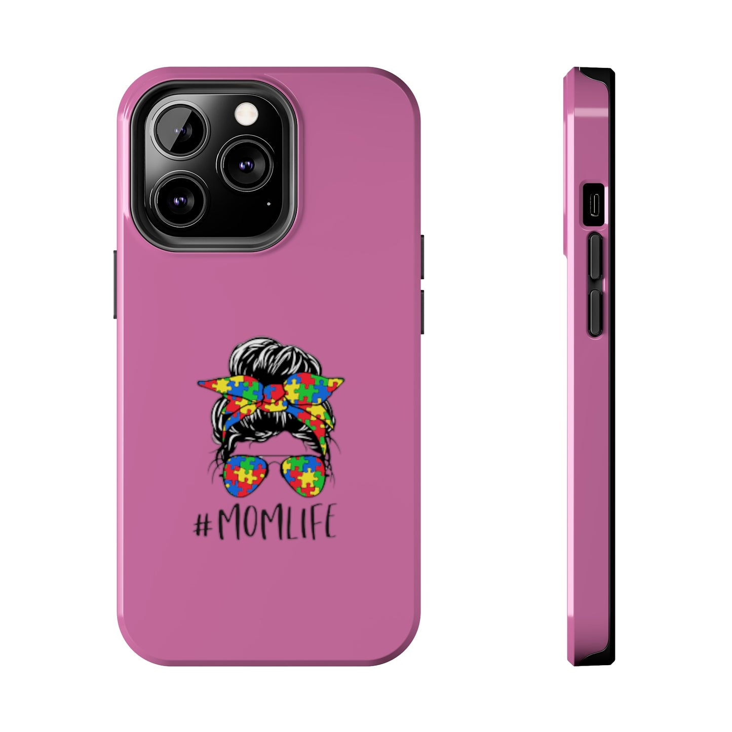 Mom Autism Awareness Phone Case - iPhone 13 Pink