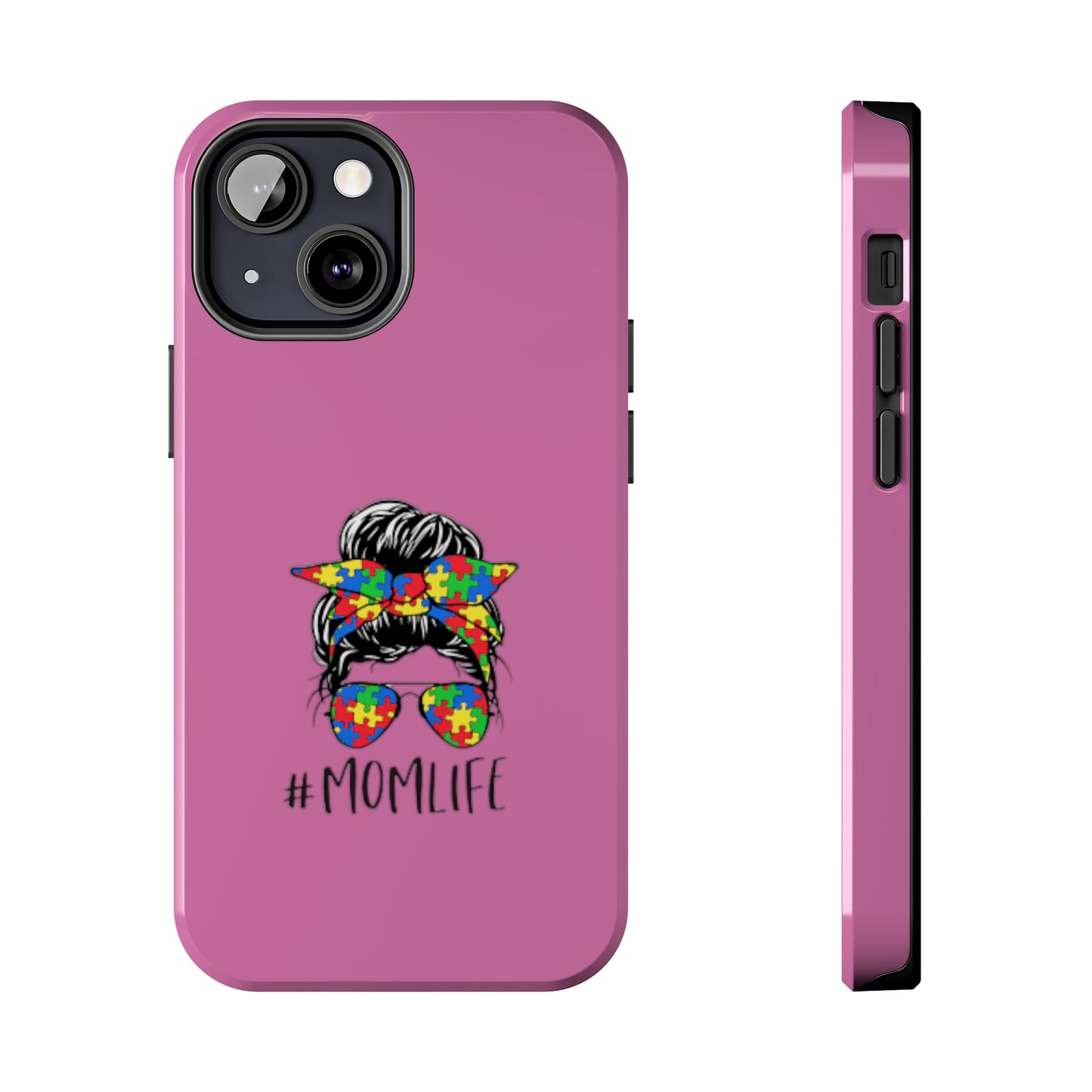 Mom Autism Awareness Phone Case - iPhone 13 Pink