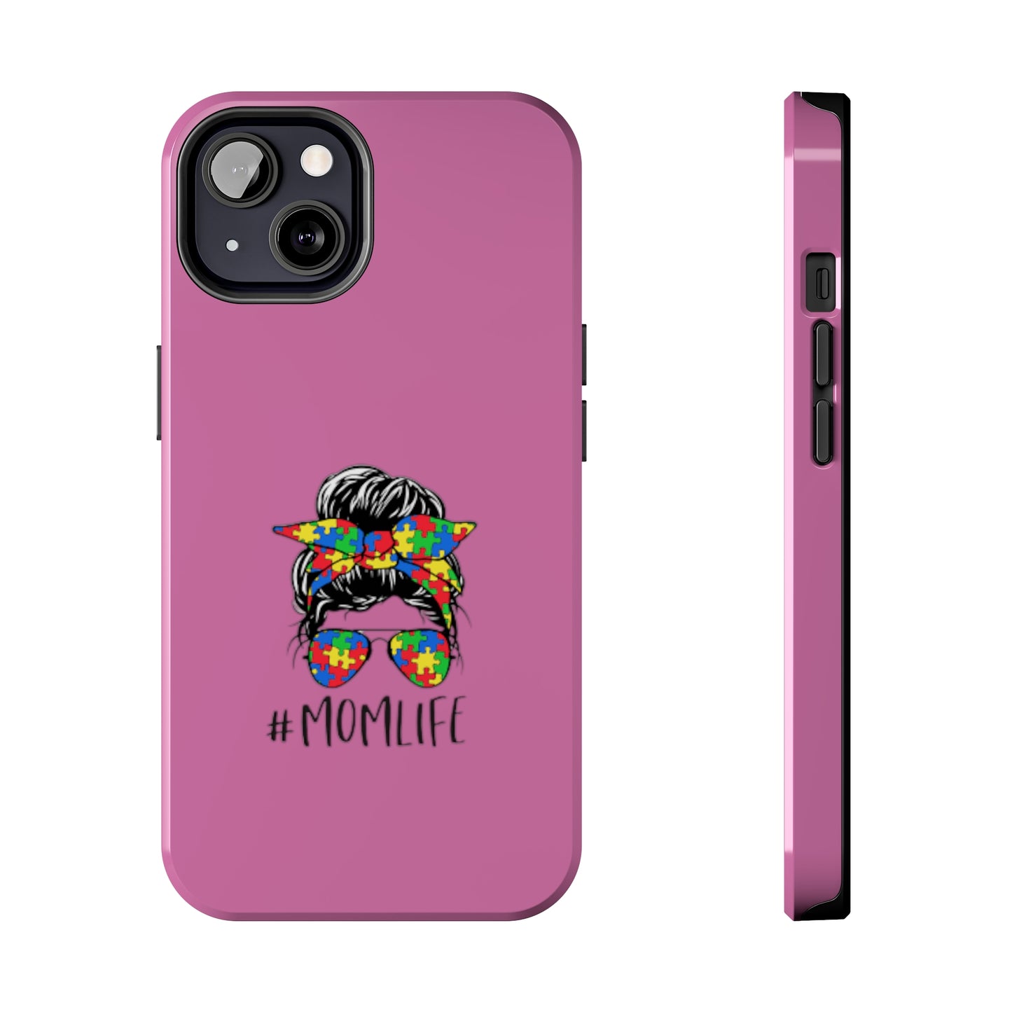 Mom Autism Awareness Phone Case - iPhone 13 Pink