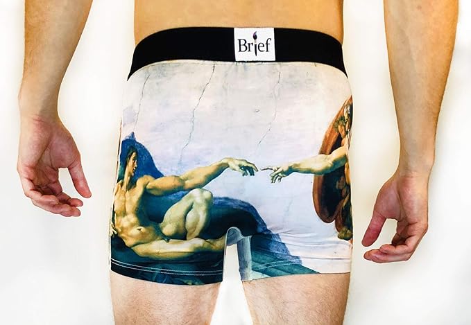 Creation of Adam - Men's Artistic Boxer Briefs