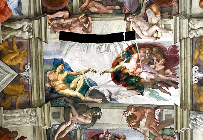 Creation of Adam - Men's Artistic Boxer Briefs