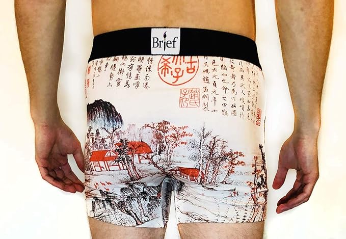 Shan Shui - Men's Artistic Boxer Briefs