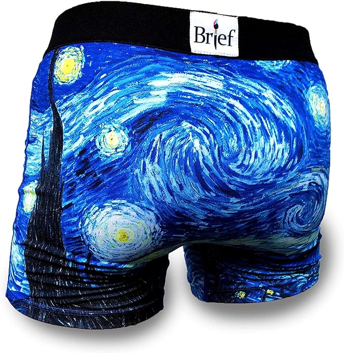 Starry Night - Men's Artistic Boxer Briefs