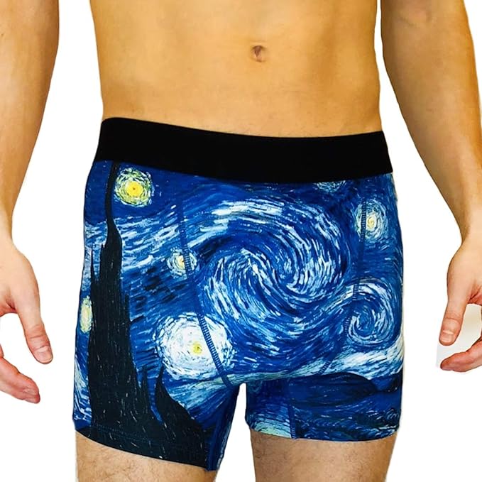Starry Night - Men's Artistic Boxer Briefs