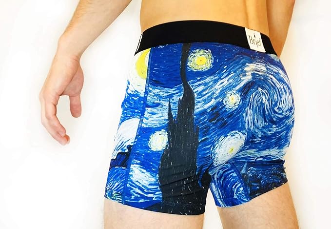 Starry Night - Men's Artistic Boxer Briefs