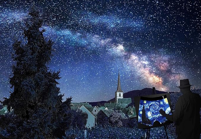Starry Night - Men's Artistic Boxer Briefs